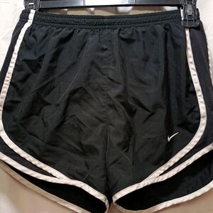 XS Nike dri-fit black w/ white lined shorts